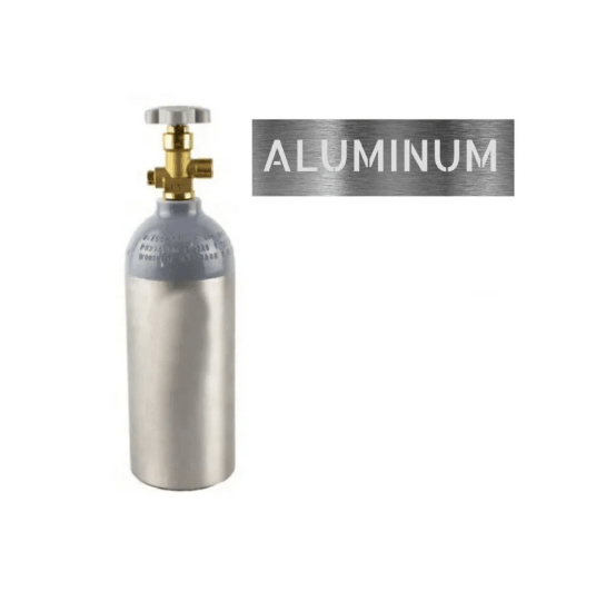 Cilindro Alumínio CO2 Chopp 2kg - PortoSoldas